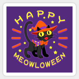 Happy Meowloween Sticker